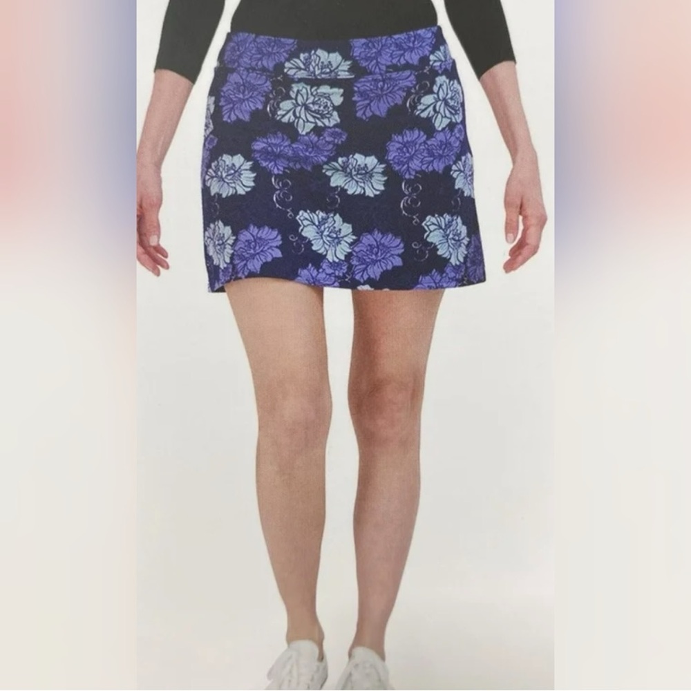 Tranquility by Colorado Clothing Women's Everyday Skort, Peony Periwinkle